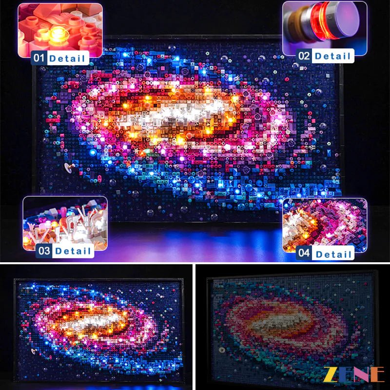 Light Kit for Milky Way Galaxy 31212 - DelsBricks Toys & CollectiblesLed Light Kit for LEGO ZENE20DelsBricks Toys & CollectiblesZENE
