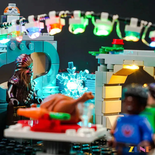 Light Kit for Millennium Falcon Holiday Diorama 40658 - DelsBricks Toys & CollectiblesLed Light Kit for LegoDelsBricks Toys & CollectiblesZENE