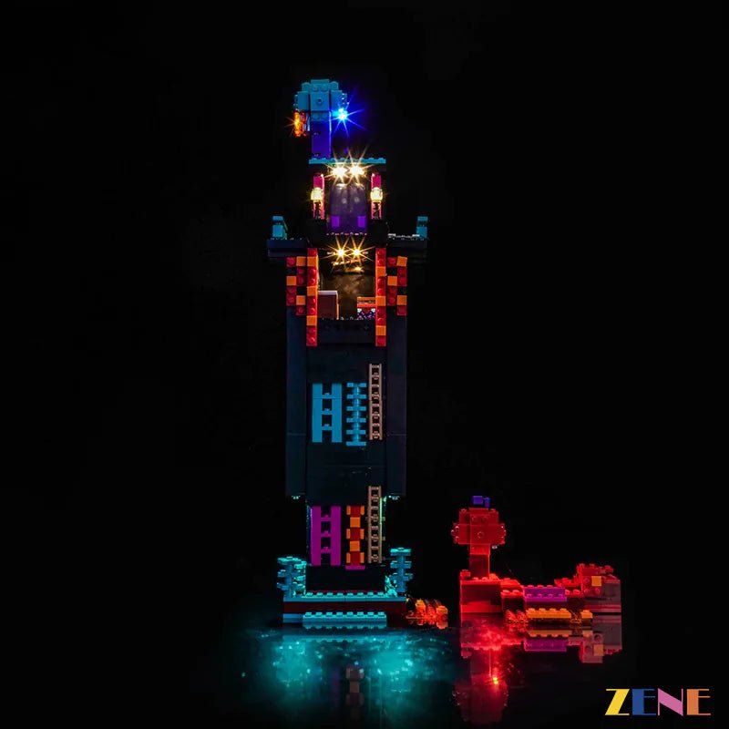 Light Kit for Minecraft® Enderman Tower 21279 - DelsBricks Toys & CollectiblesLed Light Kit for LEGO ZENE20DelsBricks Toys & CollectiblesZENE