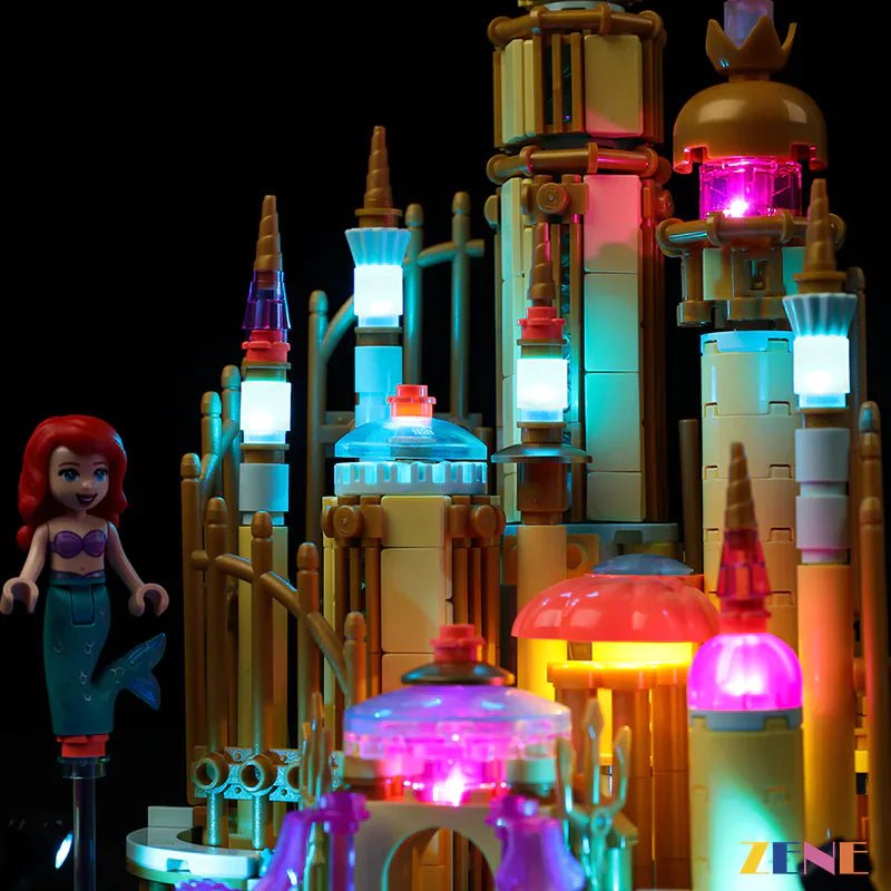 Light Kit for Mini Disney Ariel Castle 40708 - DelsBricks Toys & CollectiblesLed Light Kit for LegoDelsBricks Toys & CollectiblesZENE