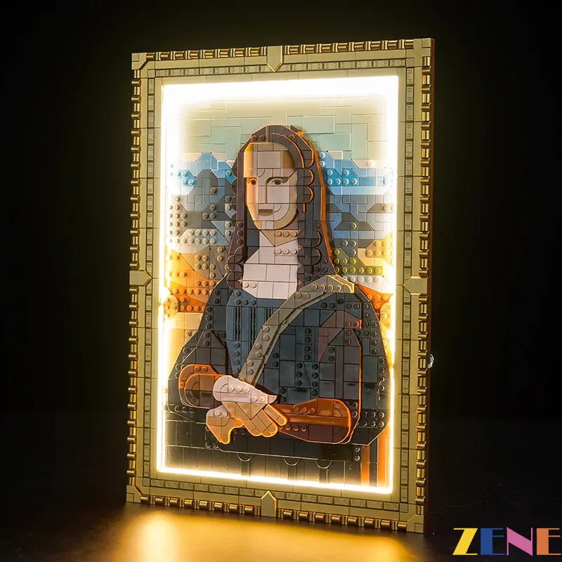 Light Kit for Mona Lisa Art 31213 - DelsBricks Toys & CollectiblesLed Light Kit for LegoDelsBricks Toys & CollectiblesZENE