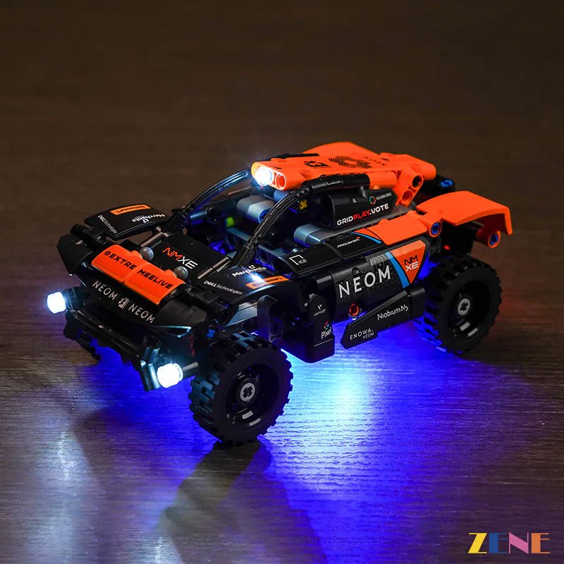 Light Kit for NEOM McLaren Extreme E Race Car 42166 - DelsBricks Toys & CollectiblesLed Light Kit for LegoDelsBricks Toys & CollectiblesZENE