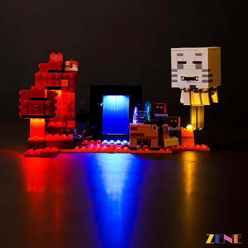 Light Kit for Nether Portal Ambush 21255 - DelsBricks Toys & CollectiblesLed Light Kit for LegoDelsBricks Toys & CollectiblesZENE
