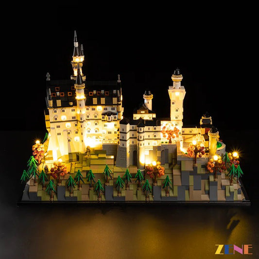 Light Kit for Neuschwanstein Castle 21063 (Ver.2) - DelsBricks Toys & CollectiblesLed Light Kit for LEGO ZENE20DelsBricks Toys & CollectiblesZENE