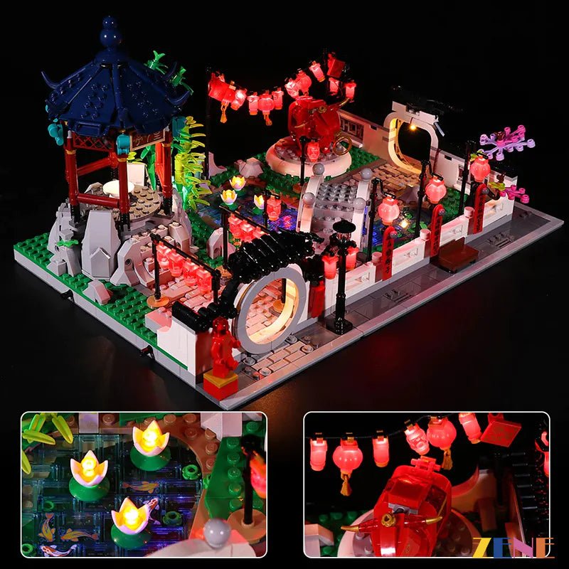 Light Kit for New Year Lantern Festival 80107 - DelsBricks Toys & CollectiblesLed Light Kit for LegoDelsBricks Toys & CollectiblesZENE
