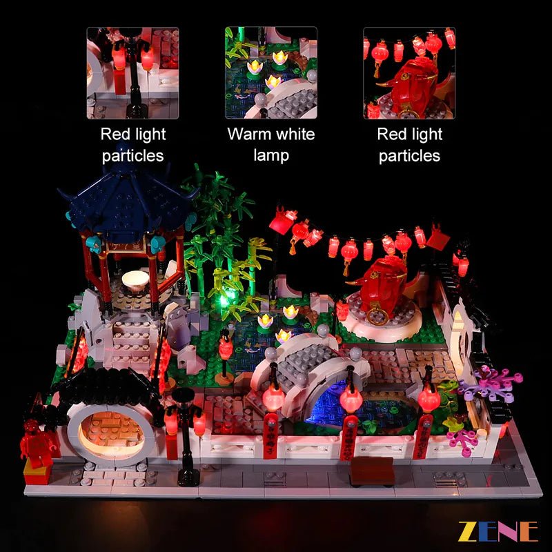 Light Kit for New Year Lantern Festival 80107 - DelsBricks Toys & CollectiblesLed Light Kit for LegoDelsBricks Toys & CollectiblesZENE