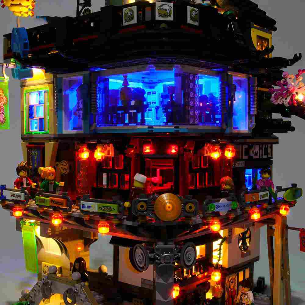Light Kit for Ninja City 70620 - DelsBricks Toys & CollectiblesLed Light Kit for LegoDelsBricks Toys & CollectiblesZENE