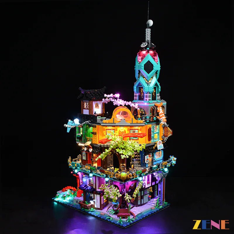 Light Kit for NINJAGO City Gardens 71741 - DelsBricks Toys & CollectiblesLed Light Kit for LegoDelsBricks Toys & CollectiblesZENE
