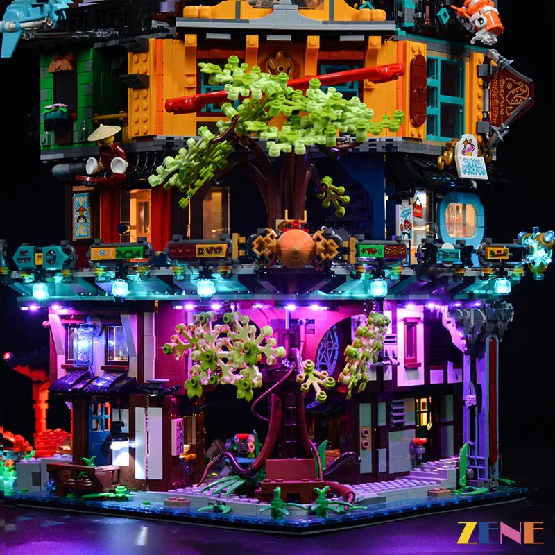 Light Kit for NINJAGO City Gardens 71741 - DelsBricks Toys & CollectiblesLed Light Kit for LegoDelsBricks Toys & CollectiblesZENE