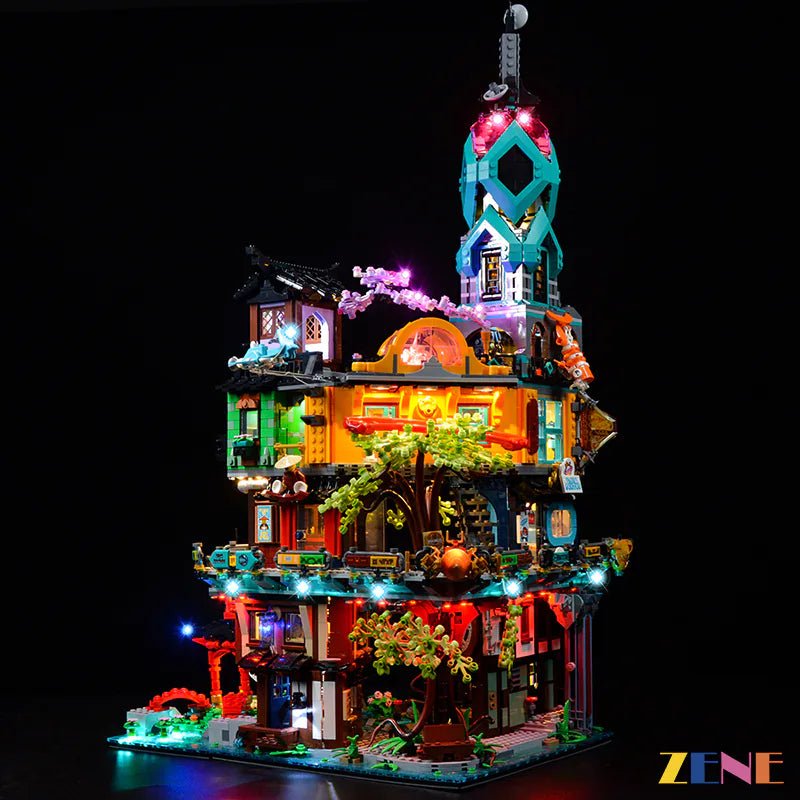 Light Kit for NINJAGO City Gardens 71741 - DelsBricks Toys & CollectiblesLed Light Kit for LegoDelsBricks Toys & CollectiblesZENE