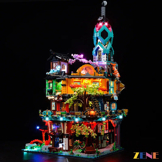 Light Kit for NINJAGO City Gardens 71741 - DelsBricks Toys & CollectiblesLed Light Kit for LegoDelsBricks Toys & CollectiblesZENE