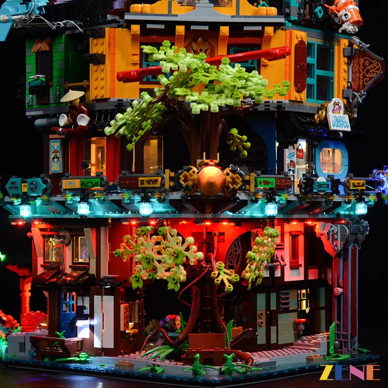 Light Kit for NINJAGO City Gardens 71741 - DelsBricks Toys & CollectiblesLed Light Kit for LegoDelsBricks Toys & CollectiblesZENE
