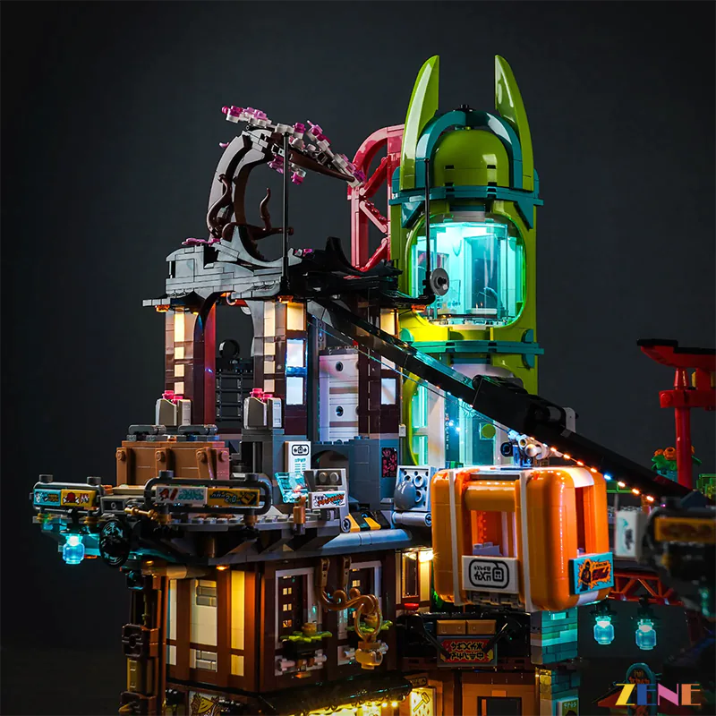 Light Kit for NINJAGO City Markets 71799 (Ver. 2) - DelsBricks Toys & CollectiblesLed Light Kit for LegoDelsBricks Toys & CollectiblesZENE