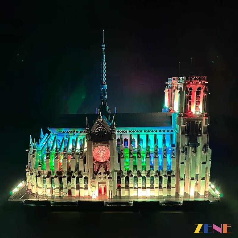 Light Kit for Notre Dame de Paris 21061 Multi Color - DelsBricks Toys & CollectiblesLed Light Kit for LEGO ZENE20DelsBricks Toys & CollectiblesZENE