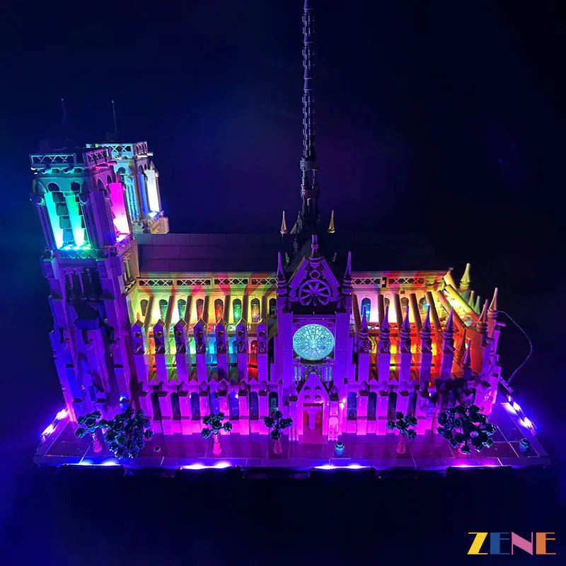 Light Kit for Notre Dame de Paris 21061 Multi Color - DelsBricks Toys & CollectiblesLed Light Kit for LEGO ZENE20DelsBricks Toys & CollectiblesZENE