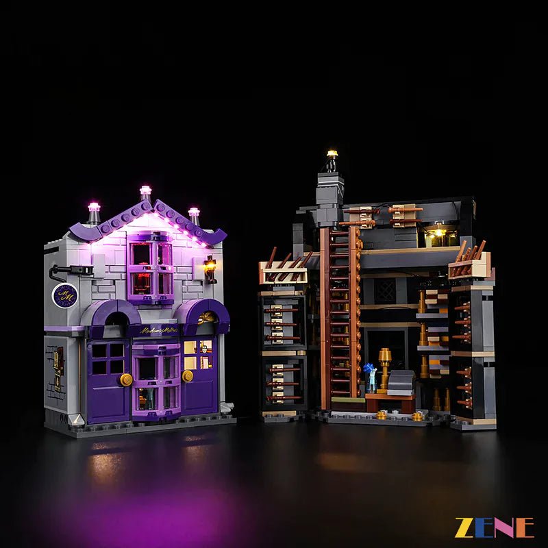 Light Kit for Ollivanders Madam Malkin's Robes 76439 - DelsBricks Toys & CollectiblesLed Light Kit for LegoDelsBricks Toys & CollectiblesZENE