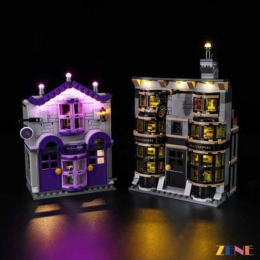 Light Kit for Ollivanders Madam Malkin's Robes 76439 - DelsBricks Toys & CollectiblesLed Light Kit for LegoDelsBricks Toys & CollectiblesZENE