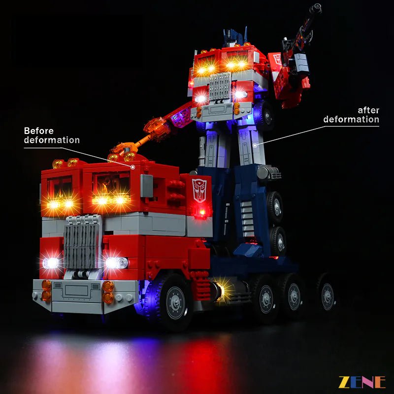 Light Kit for Optimus Prime 10302 (Ver. 2) - DelsBricks Toys & CollectiblesLed Light Kit for LegoDelsBricks Toys & CollectiblesZENE