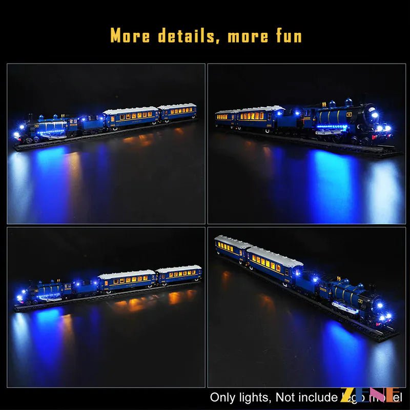 Light Kit for Orient Express Train 21344 - DelsBricks Toys & CollectiblesLed Light Kit for LegoDelsBricks Toys & CollectiblesZENE