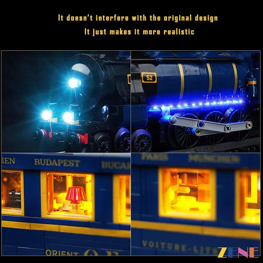Light Kit for Orient Express Train 21344 - DelsBricks Toys & CollectiblesLed Light Kit for LegoDelsBricks Toys & CollectiblesZENE