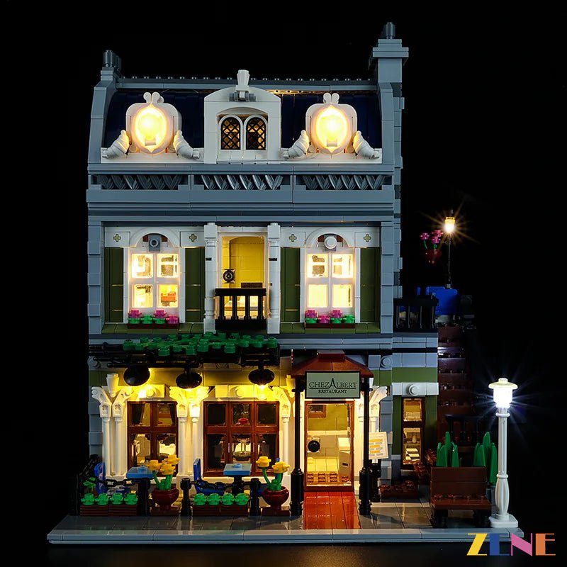 Light Kit for Parisian Restaurant 10243 - DelsBricks Toys & CollectiblesLed Light Kit for LegoDelsBricks Toys & CollectiblesZENE