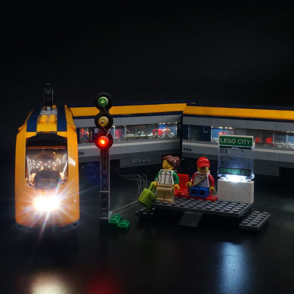 Light Kit for Passenger Train 60197 - DelsBricks Toys & CollectiblesLed Light Kit for LegoDelsBricks Toys & CollectiblesZENE