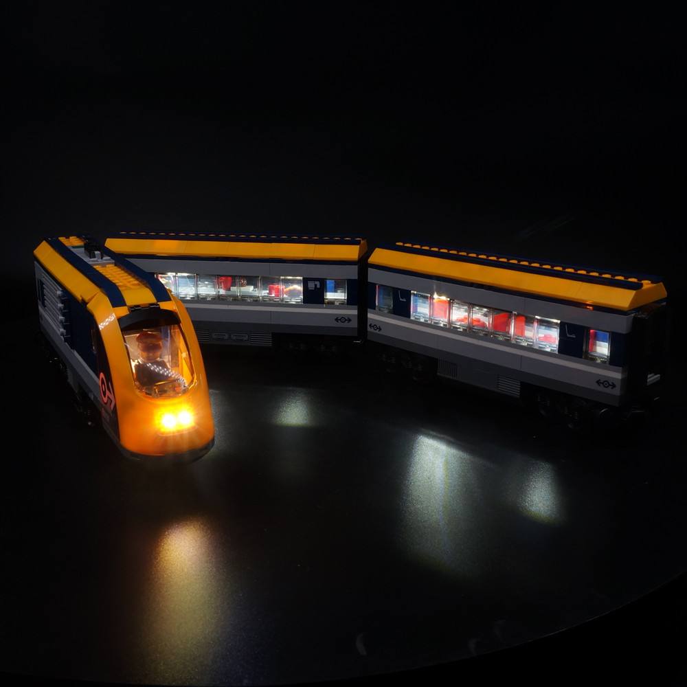 Light Kit for Passenger Train 60197 - DelsBricks Toys & CollectiblesLed Light Kit for LegoDelsBricks Toys & CollectiblesZENE