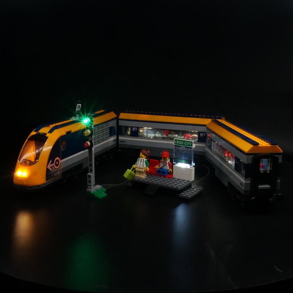 Light Kit for Passenger Train 60197 - DelsBricks Toys & CollectiblesLed Light Kit for LegoDelsBricks Toys & CollectiblesZENE