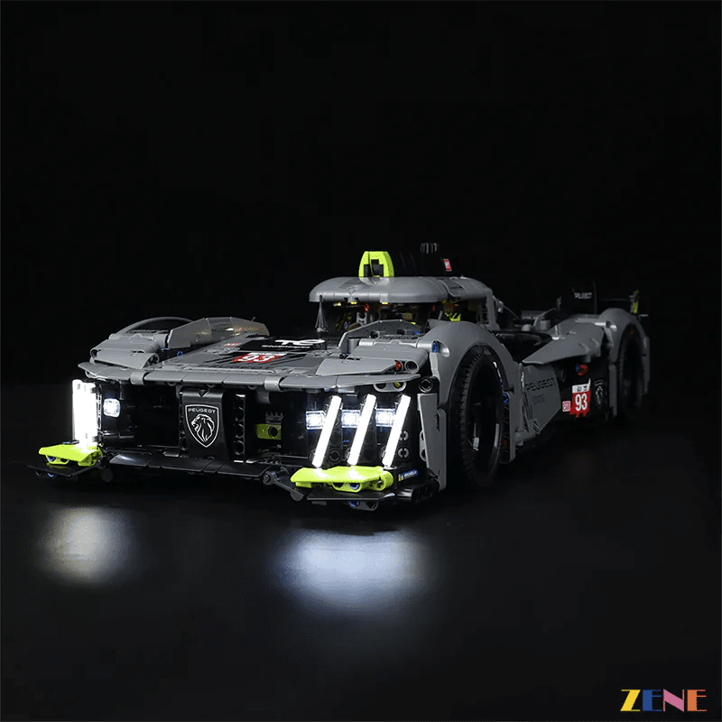 Light Kit for PEUGEOT 9X8 24H Le Mans Hybrid Hypercar 42156 - DelsBricks Toys & CollectiblesLed Light Kit for LegoDelsBricks Toys & CollectiblesZENE