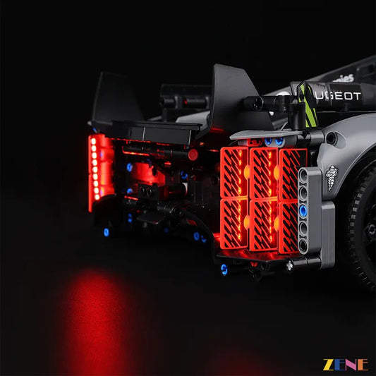 Light Kit for PEUGEOT 9X8 24H Le Mans Hybrid Hypercar 42156 - DelsBricks Toys & CollectiblesLed Light Kit for LegoDelsBricks Toys & CollectiblesZENE