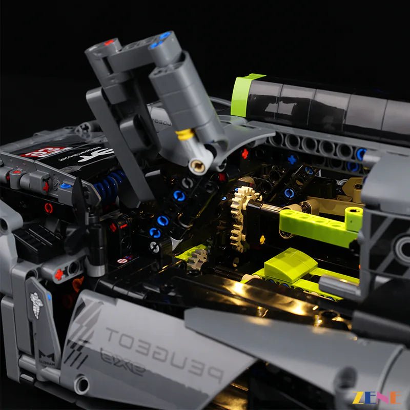Light Kit for PEUGEOT 9X8 24H Le Mans Hybrid Hypercar 42156 - DelsBricks Toys & CollectiblesLed Light Kit for LegoDelsBricks Toys & CollectiblesZENE