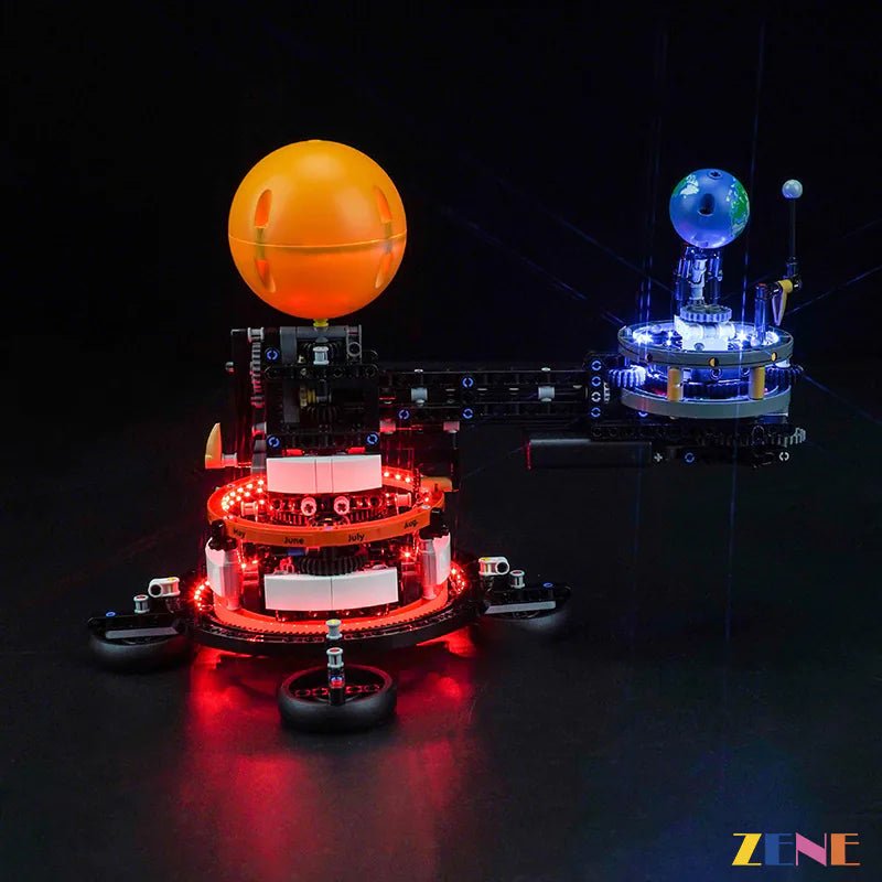 Light Kit for Planet Earth and Moon in Orbit 42179 - DelsBricks Toys & CollectiblesLed Light Kit for LegoDelsBricks Toys & CollectiblesZENE