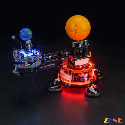 Light Kit for Planet Earth and Moon in Orbit 42179 - DelsBricks Toys & CollectiblesLed Light Kit for LegoDelsBricks Toys & CollectiblesZENE