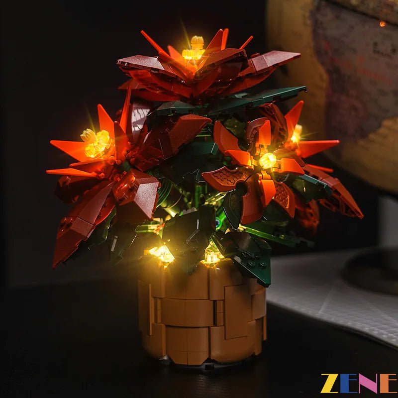 Light Kit for Poinsettia Flower 10370 - DelsBricks Toys & CollectiblesLed Light Kit for LegoDelsBricks Toys & CollectiblesZENE