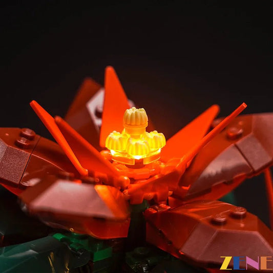 Light Kit for Poinsettia Flower 10370 - DelsBricks Toys & CollectiblesLed Light Kit for LegoDelsBricks Toys & CollectiblesZENE