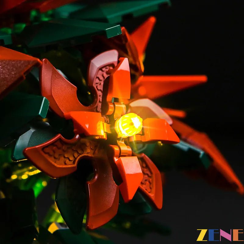 Light Kit for Poinsettia Flower 10370 - DelsBricks Toys & CollectiblesLed Light Kit for LegoDelsBricks Toys & CollectiblesZENE