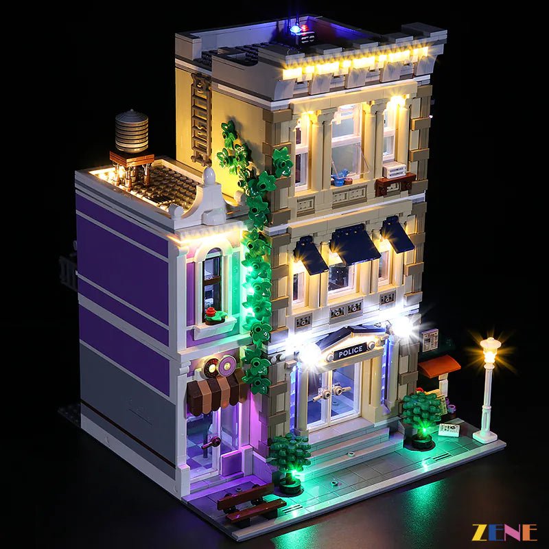 Light Kit for Police Station 10278 (Ver. 2) - DelsBricks Toys & CollectiblesLed Light Kit for LegoDelsBricks Toys & CollectiblesZENE