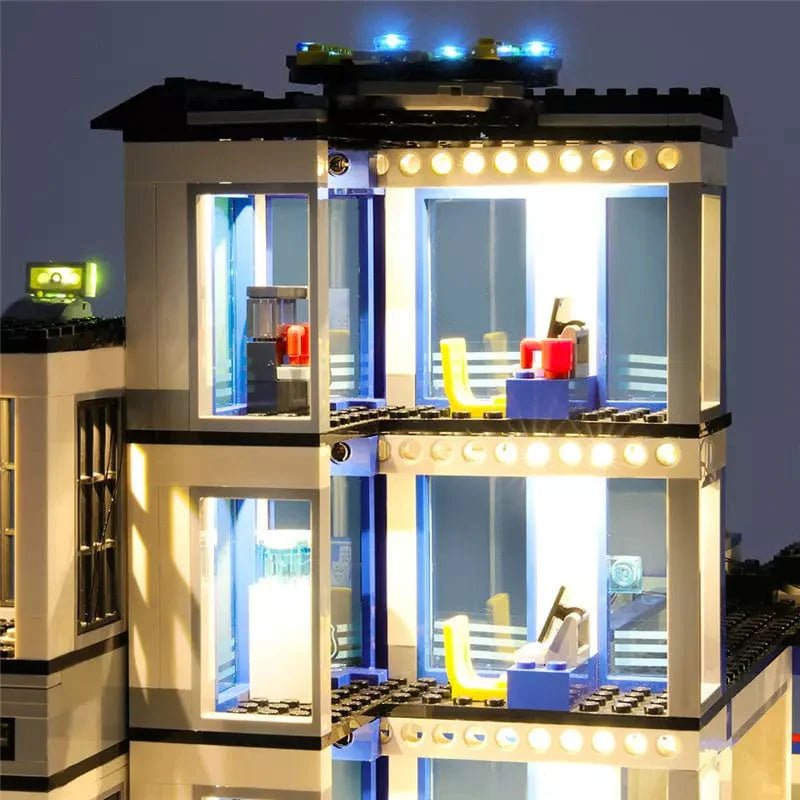 Light Kit for Police Station 60141 - DelsBricks Toys & CollectiblesLed Light Kit for LegoDelsBricks Toys & CollectiblesZENE