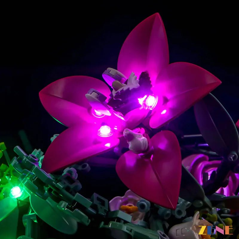 Light Kit for Pretty Pink Flower Bouquet 10342 - DelsBricks Toys & CollectiblesLed Light Kit for LEGO ZENE20DelsBricks Toys & CollectiblesZENE