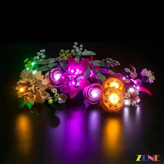 Light Kit for Pretty Pink Flower Bouquet 10342 - DelsBricks Toys & CollectiblesLed Light Kit for LEGO ZENE20DelsBricks Toys & CollectiblesZENE