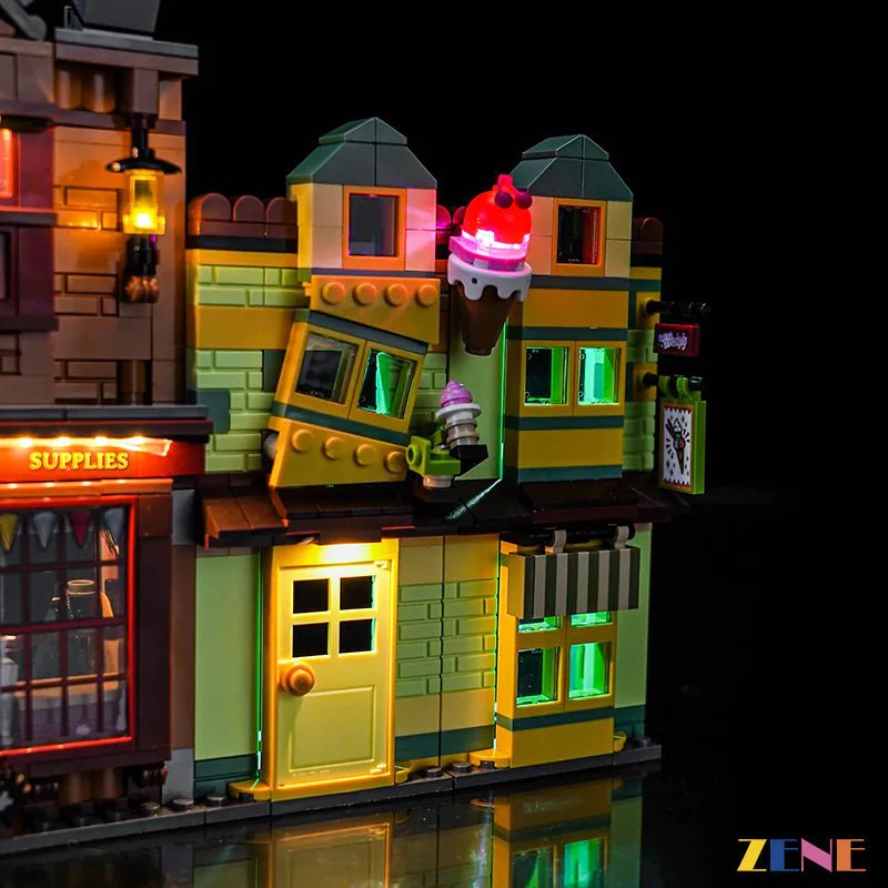 Light Kit for Quality Quidditch Supplies & Ice Cream Parlour 76452 - DelsBricks Toys & CollectiblesLed Light Kit for LEGO ZENE20DelsBricks Toys & CollectiblesZENE