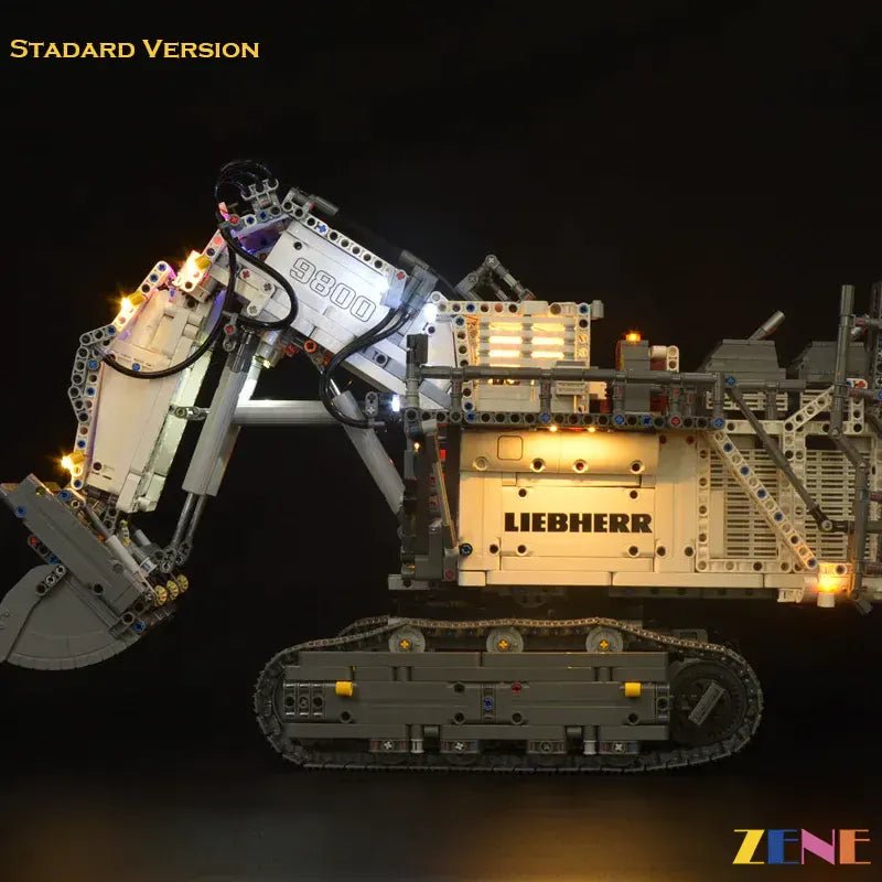 Light Kit for R 9800 Liebherr Excavator 42100 - DelsBricks Toys & CollectiblesLed Light Kit for LegoDelsBricks Toys & CollectiblesZENE