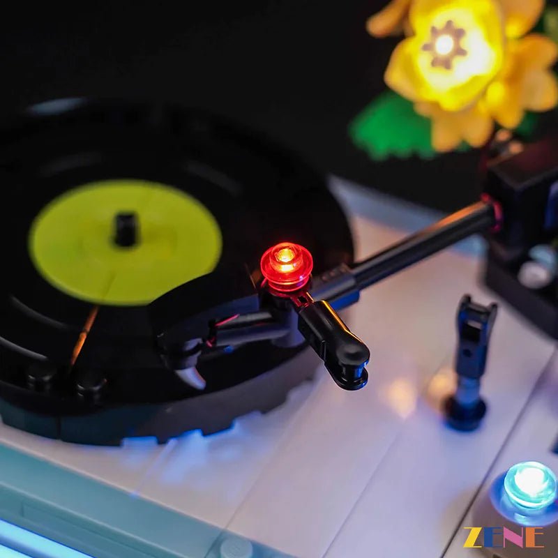 Light Kit for Record Player with Flowers 31172 - DelsBricks Toys & CollectiblesLed Light Kit for LEGO ZENE20DelsBricks Toys & CollectiblesZENE