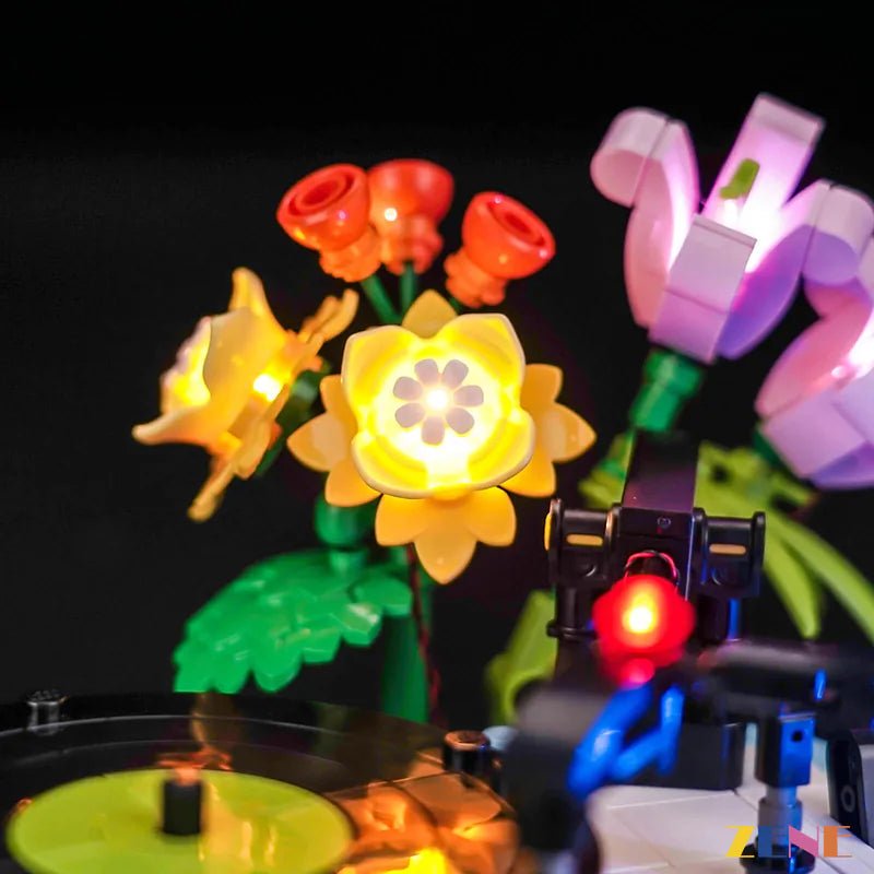 Light Kit for Record Player with Flowers 31172 - DelsBricks Toys & CollectiblesLed Light Kit for LEGO ZENE20DelsBricks Toys & CollectiblesZENE