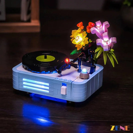 Light Kit for Record Player with Flowers 31172 - DelsBricks Toys & CollectiblesLed Light Kit for LEGO ZENE20DelsBricks Toys & CollectiblesZENE