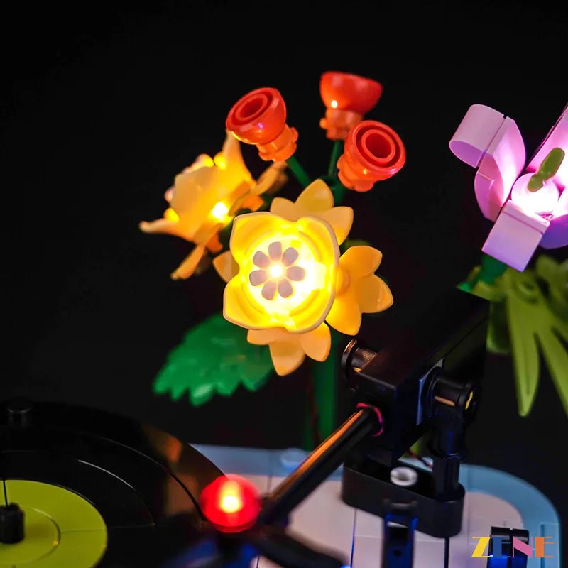 Light Kit for Record Player with Flowers 31172 - DelsBricks Toys & CollectiblesLed Light Kit for LEGO ZENE20DelsBricks Toys & CollectiblesZENE