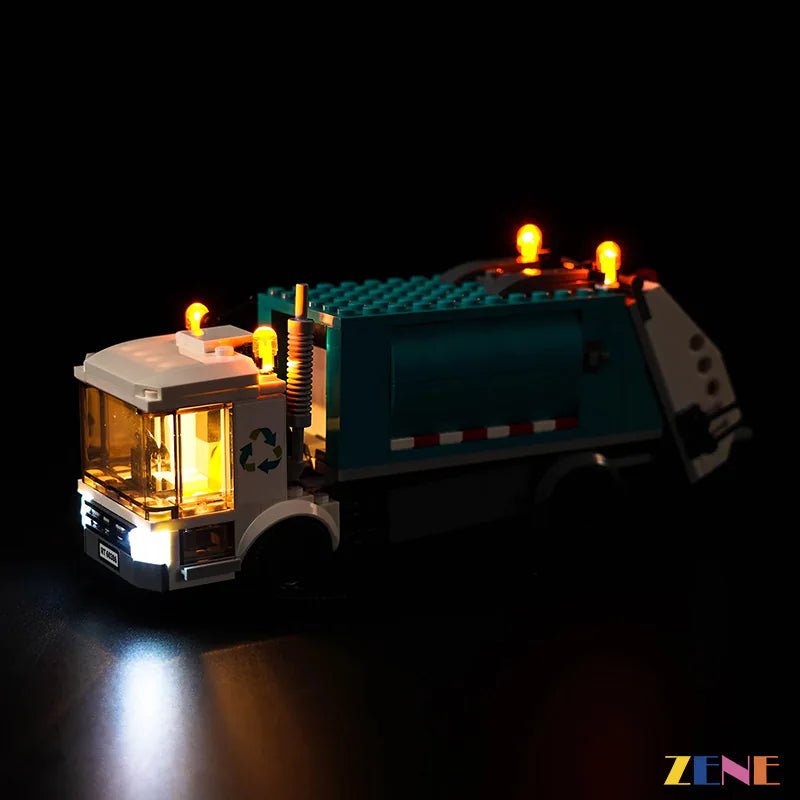 Light Kit for Recycling Truck 60386 - DelsBricks Toys & CollectiblesLed Light Kit for LegoDelsBricks Toys & CollectiblesZENE
