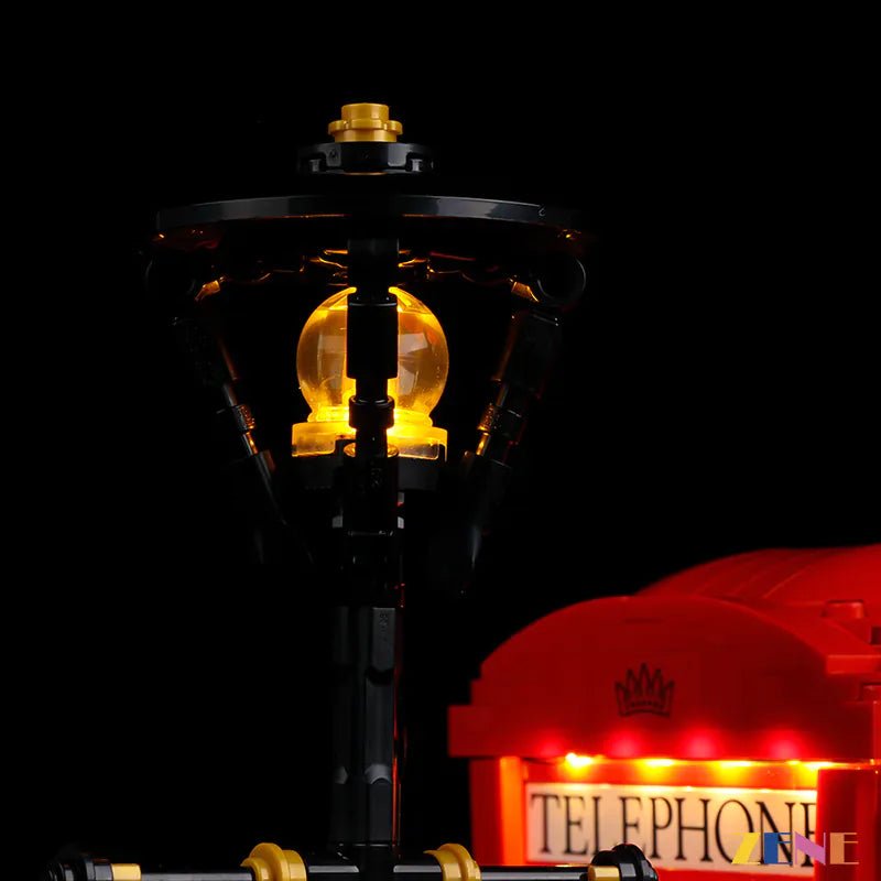 Light Kit for Red London Telephone Box 21347 - DelsBricks Toys & CollectiblesLed Light Kit for LegoDelsBricks Toys & CollectiblesZENE