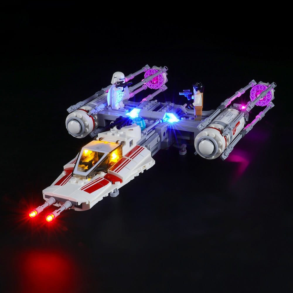 Light Kit for Resistance Y - Wing Starfighter™ 75181 - DelsBricks Toys & CollectiblesLed Light Kit for LegoDelsBricks Toys & CollectiblesZENE