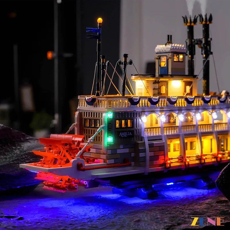Light Kit for River Steamboat 21356 - DelsBricks Toys & CollectiblesLed Light Kit for LEGO ZENE20DelsBricks Toys & CollectiblesZENE